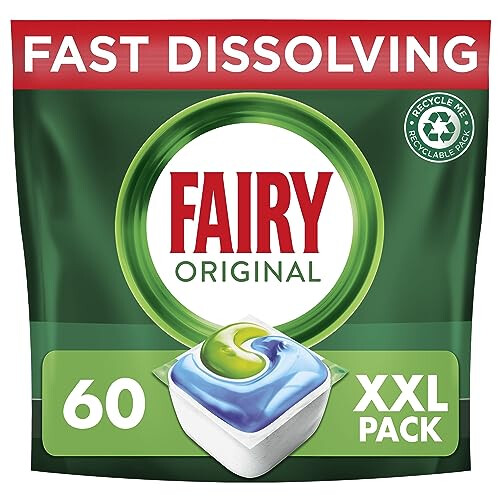 Fairy Original All in One Auto Dishwashing Tablet 60CT