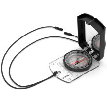 Ranger S Black Compass - 1:25k & 1:50k Scales - Sighting & Mirror Compass for Long-Distance Navigation - Rotatable Housing - Hiking