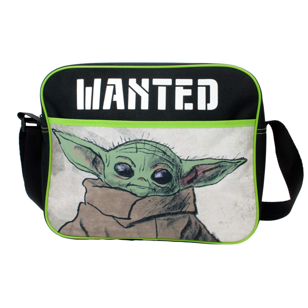 The Mandalorian The Child WANTED Messenger Courier School Cross Body Bag