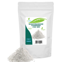 Niacinamide Powder - 100 gr - (Vitamina B3, Nicotinamidă, Vitamina PP) - Suitable for a Broad Range of Cosmetic Applications in Skin Care and Hair