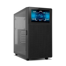 Caja de PC - NOX XTREME PRODUCTS - Hummer BIOS - ATX M-ATX ITX - Pantalla LCD de 8'' - Panel de vidrio templado