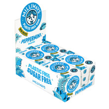Peppermint Chewing Gum, Plastic Free, Sugar Free, Aspartame Free, Natural | 12 Packs of 10 Pieces (120 Pieces Total) | Xylitol, Plant-Based,