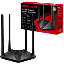 MR30G AC1200Mbps Dual Band Gigabit WiFi Router, Speed up to 1.2Gbps, Gaming Router with Full Gigabit Ports for Xbox, PS4, PCs, IPTV and IPv6 Supported