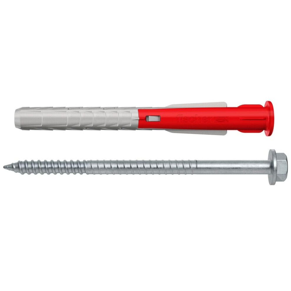 10 x 100mm Heavy Duty Dot & Dab Wall Fixings - Plasterboard Over Blockwork Wall Plugs & Screws. TV Brackets, Radiators, Heavy Shelves & Kitchen