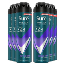 Antiperspirant 72H Nonstop Sweat and Odour Protection Alcohol-Free Body Spray Anti-White Marks with Fresh and Sporty Scent Multi Fragrance Deodorant