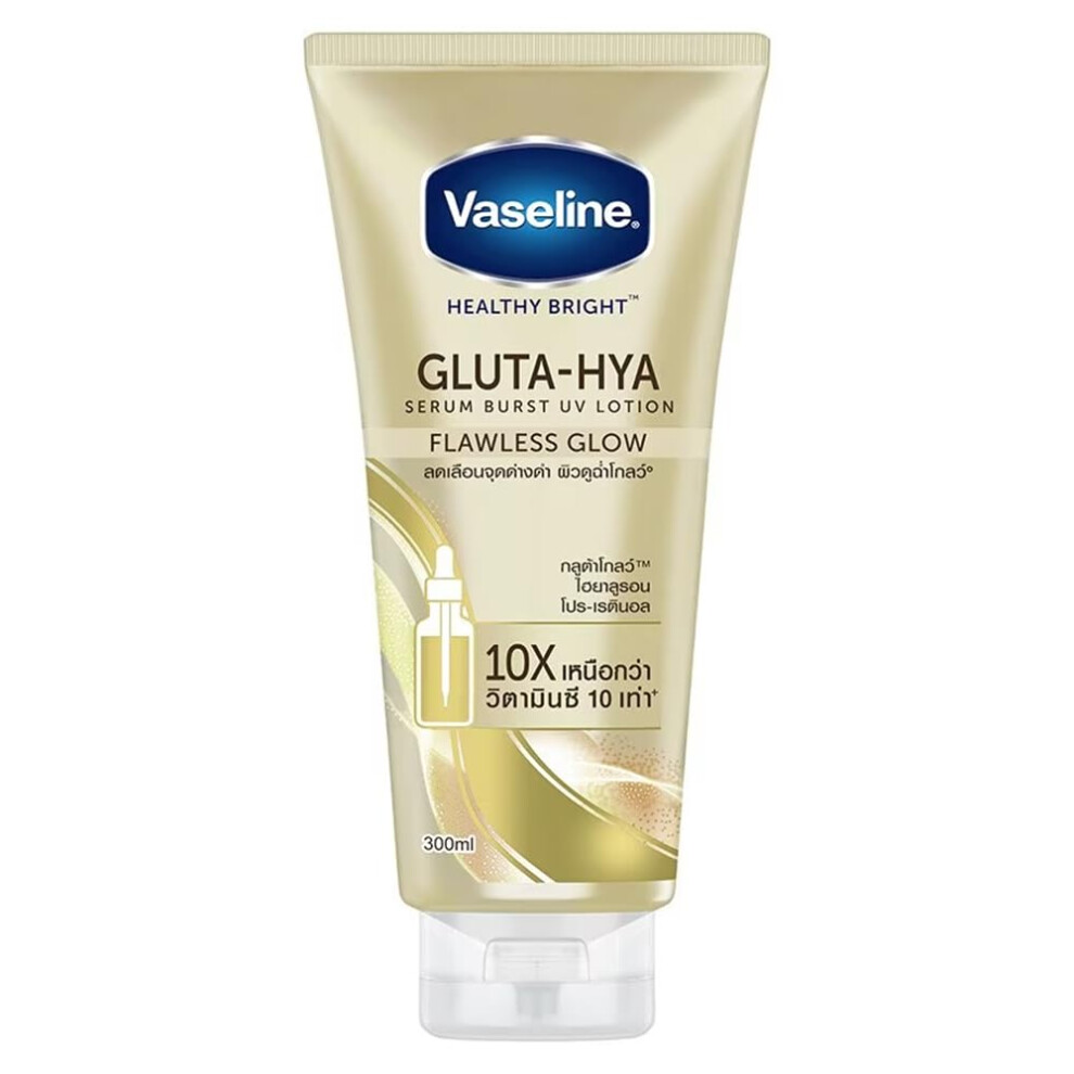 Gluta-Hya Flawless Glow Lotion for Face & Body | Gives Brighter Skin | Glutathione & Pro-Retinol Infused Moisturizer, 300ml