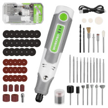 Mini Cordless Rotary Tool 3.6V, Electric Rotary Tool with 70PCS Accessories, 3 Variable Speeds 12000-17000RPM Mini Grinder for Engraving, Sanding, and