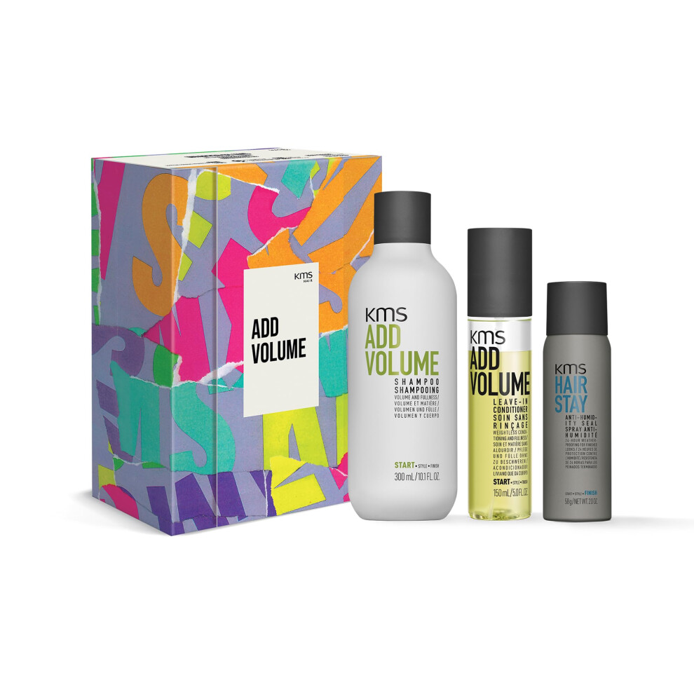 Add Volume Set with Shampoo 300ml, Leave-in Conditioner 150ml, and Anti-Humidity Seal 75ml