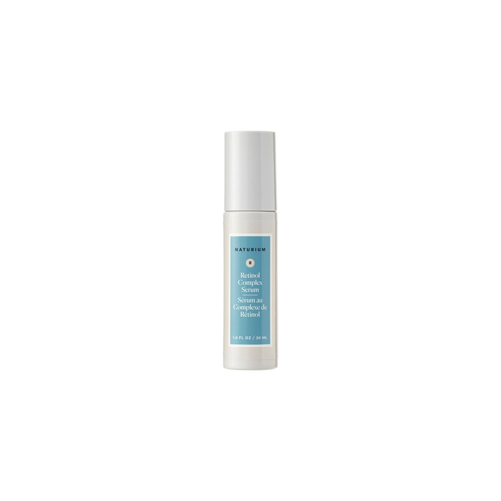 Naturium Retinol Complex Serum, Microencapsulated Retinols Plus Bakuchiol, Refining & Smoothing Facial Serum | 1.0 Fl Oz / 30 Ml