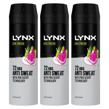 Anti-Perspirant Epic Fresh 72-Hour Sweat & Odour Protection Deodorant Spray for Men with Unique Scent of Grapefruit and Tropical Pineapple, 200ml Pack