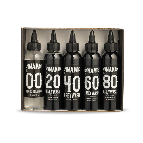 Tattoo Ink - 4oz Greywash Set 1