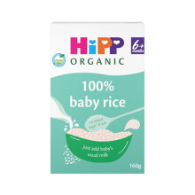 Organic 100% Baby Rice 6+ Months 160g (Pack of 4)