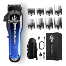PRO Hair Clippers for Men Professional - 7000 RPM Powerful Cordless Hair Clippers with Ceramic Taper Blade, Zero-Gapped Barber Clippers Set - Type C