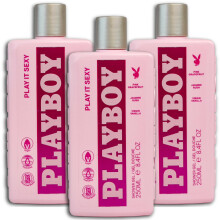 3 Pack Playboy Shower Gel Play It Sexy 3 X 250 ML