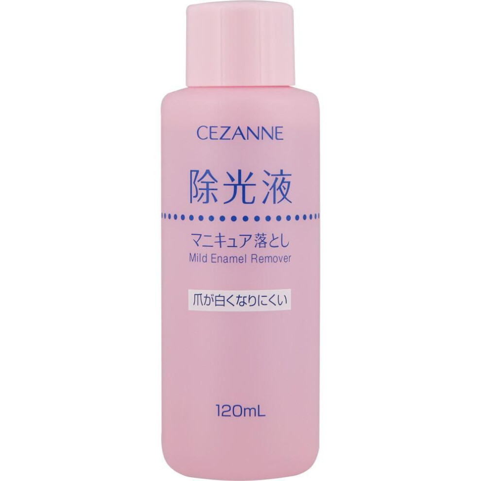 CEZANNE Sezanne Mild Enamel Remover N Nail Makeup To use: - Apply a generous amount of remover to a cotton ball and thoroughly blend it into the nail