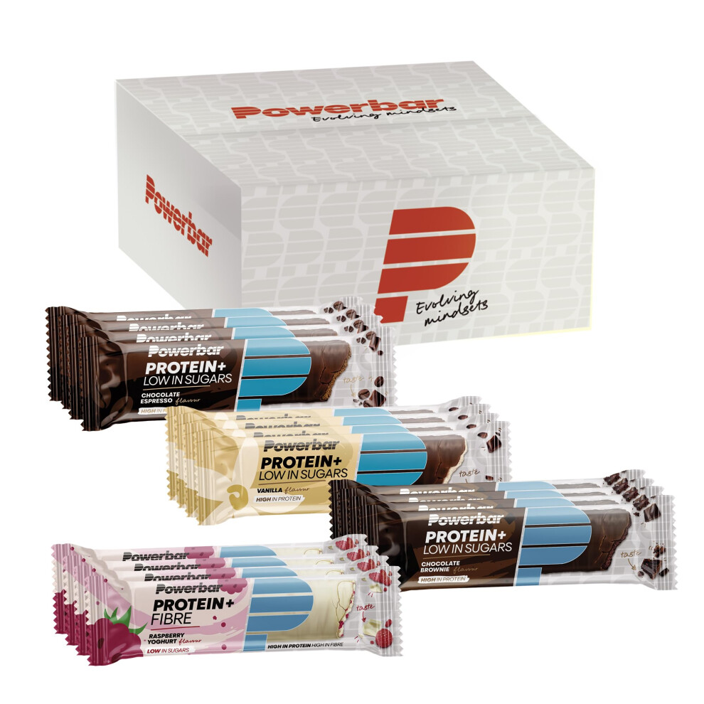 Power Bar Powerbar Protein Plus Low Sugar Multiflavour Box 16X35g – Protein Bars With Fibre