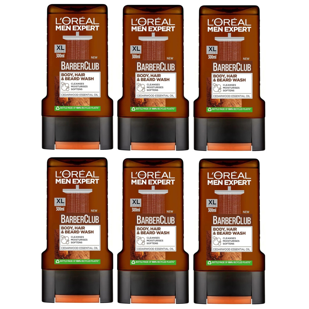New L’oréal Paris Men's L'oréal Expert Barber Club Body, Hair & Beard Wash