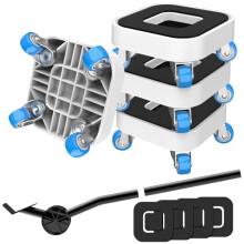 Furniture Mover with Wheels, Heavy Duty Furniture Lifter Sliders Tool, 360 Rotating Transport Roller Set for Sofa, Bed, Cabinet, Easy Glide Mobility