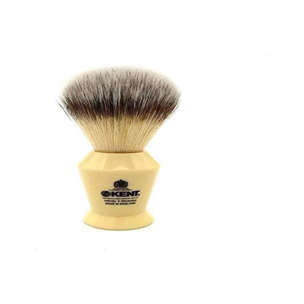 Shaving Brush Synthetic Hair "Urn" White Kent