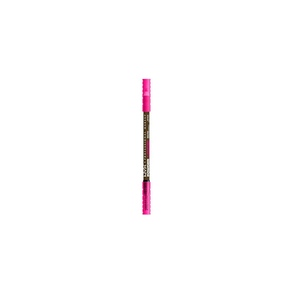 Nyx Professional Makeup Powder Louder Brow Pencil, Buildable Shades, Up To 12 Hours Of Wear, Transfer And Fade Resistant, With Thickening Micro-Fibres, Vegan Formula, Shade: