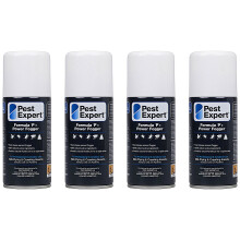 Formula ‘P+' Cluster Fly Killer Fogger Treatment 4 x 150ml – Maximum Strength Fly Bombs for Fast-Acting Effective Control, Professional Strength