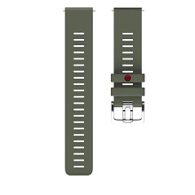 wristband 22mm green silicon M/L