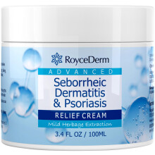 Seborrheic Dermatitis & Psoriasis Cream, Scalp Relief for Psoriasis, Folliculitis, Dry Scalp, Dandruff, Seborrheic Dermatitis, Anti-Itch Cream,