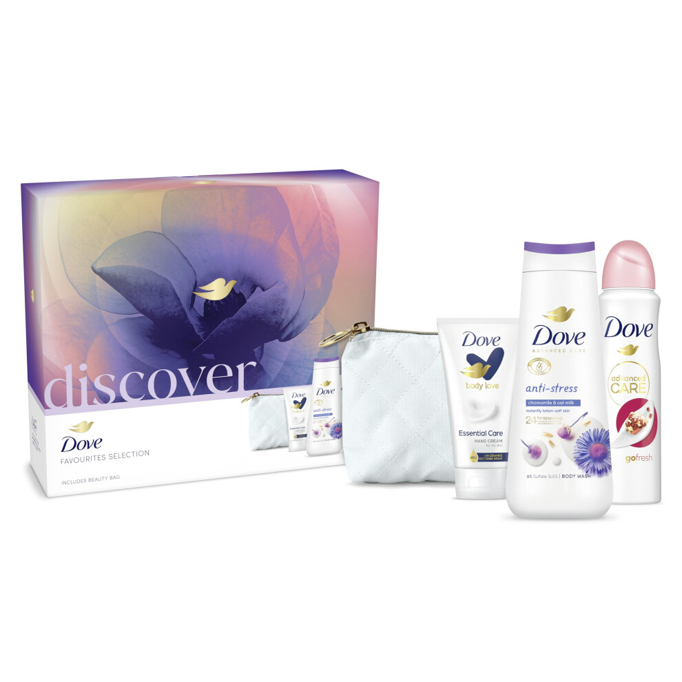 Discover Favourites Selection Gift Set with a beauty bag gifts for her 3 piece