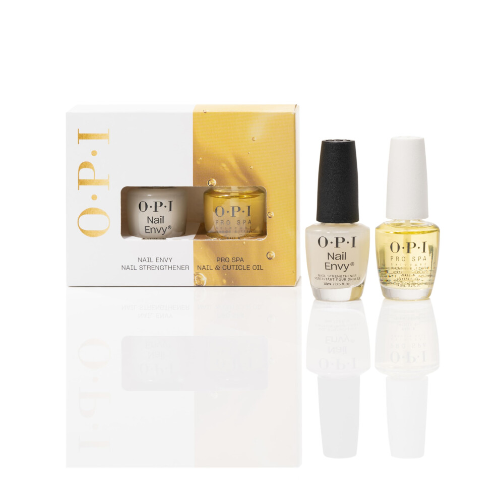 Treatment Power Duo - ProSpa Hands, Feet, Nail & Cuticle Oil & Nail Envy Strengthener Treatment - 2 x 15ml