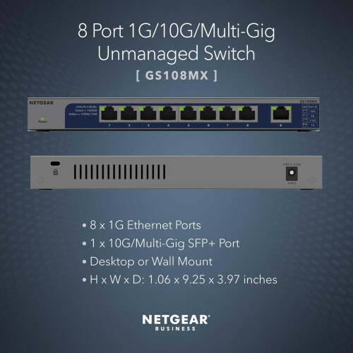 Netgear NETGEAR Modelo do produto: 8P 1