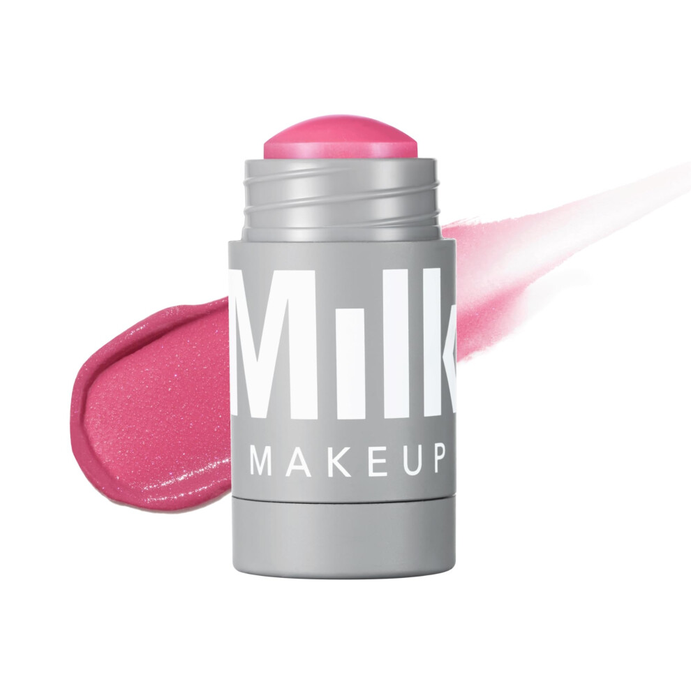Milk Makeup Mauve/Pink/Cream Lip + Cheek, Rally ( Shimmer) - 0.21 Fl Oz - Blush & Lip Colour - Buildable & Blendable - 1,000+ Swipes Per Stick - Non-Comedogenic