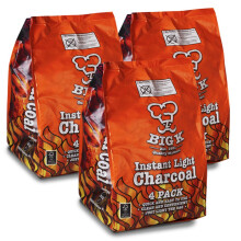 12KG (X12, 1KG bags) of Instant Light The Bag BBQ Charcoal for Stoves BBQs Burner - Comes Anti-Bacterial Pen!