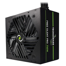 Alimentación - Tecnoware - Free Silent PRO 750 - 750W - Ventilador Ultra Silencioso - Conectores PCI-E y SATA