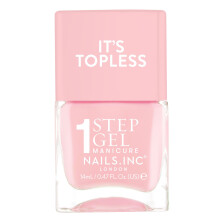 Nails Inc  il suo topless Gel Nail Polple 4-in-1 Colora di base Colore e Top Coat Long Lungo Strong Free Free Free Free Salon Quality Manicure At Ho