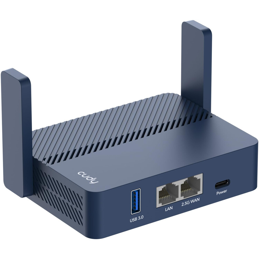 Tr3000 Small Portable Wifi 6 Router, Dual Band Gigabit Wireless Router For Home&Travel, Up To 3000 Mbps, Vpn Server/Client/Ipv6, 2.5Gbps Wan Port 6971690793050