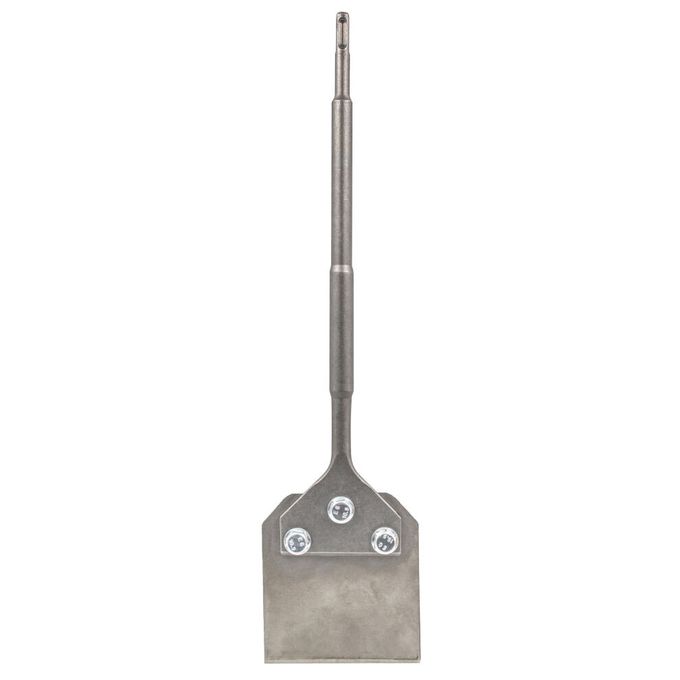 SDS Plus Tile & Floor Scraper, 400mm x 100mm, for Scraping & Removing Adhesives, Paint & Soft Plaster from Floors & Walls