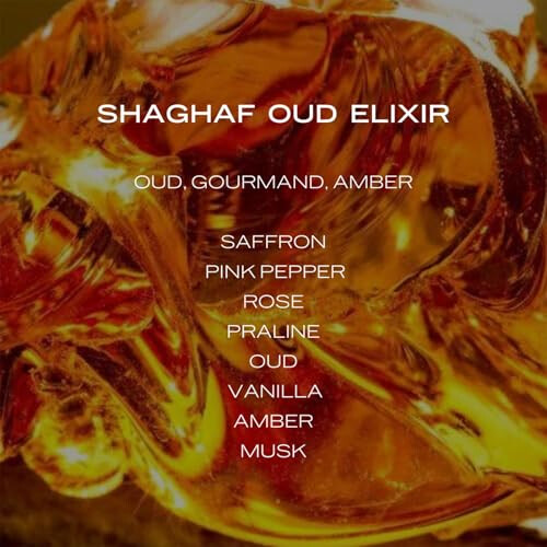 Shaghaf Oud Elixir Limited Edition Eau de Toilette, 75ml 1