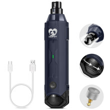 6-Speed Dog Nail Grinder - Newest Enhanced Pet Nail Grinder Super Quiet Rechargeable Electric Dog Nail Trimmer Painless Paws Grooming & Smoothing Tool