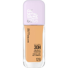 New York Super Stay up to 30H Lumi-Matte Foundation, Medium-Full Coverage, Vegan Formula*, Amino Acids, Niacinamide, Vitamin E - Shade 128