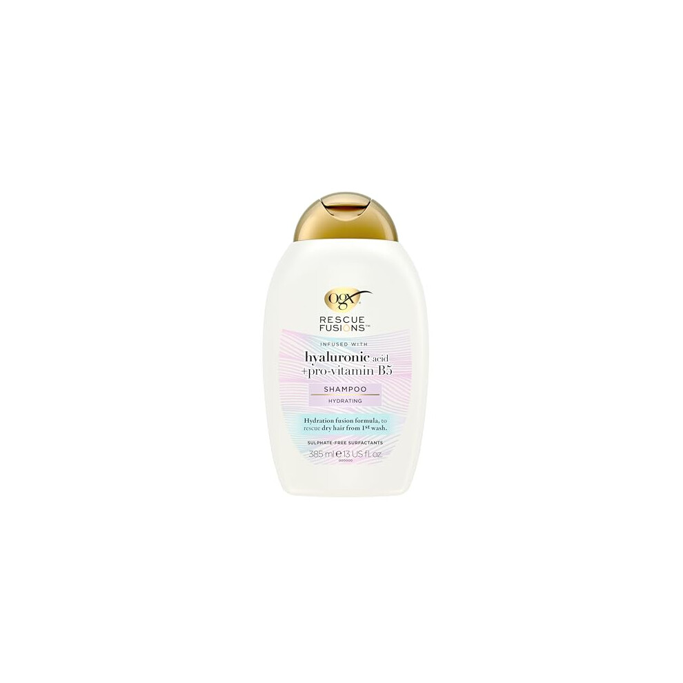 Rescue Fusions Hyaluronic Acid Hydrating Hair Shampoo, 385 ml