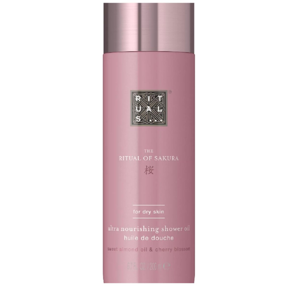 The Rituals Of Sakura Nourshing Shower OIl for dry skin 200ml