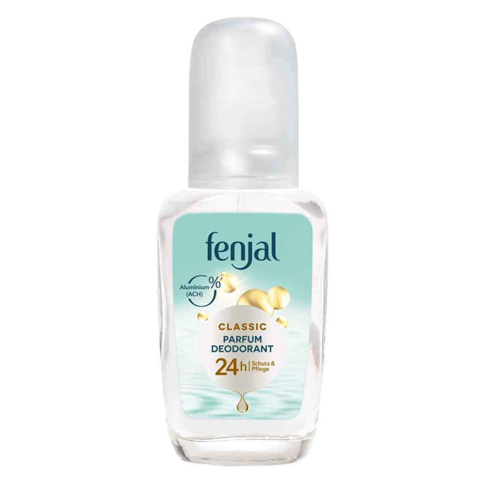 Fenjal Classic Parfum Deodorant Atomiser Pump Spray Classic 75 Ml