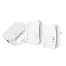 Adaptateur CPL - Strong - Tripack 600 Mbps - Port Ethernet - Installation Plug & Play - Sécurisé