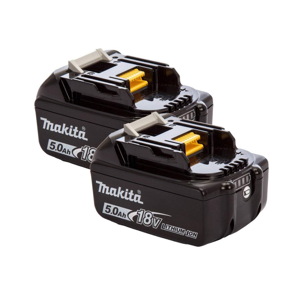 Genuine BL1850B 18V 5.0Ah Battery Twin Pack for Makita DHP481Z, DHP458Z, DRT50ZJ, DSP600ZJ, DGA454Z, DJR187Z