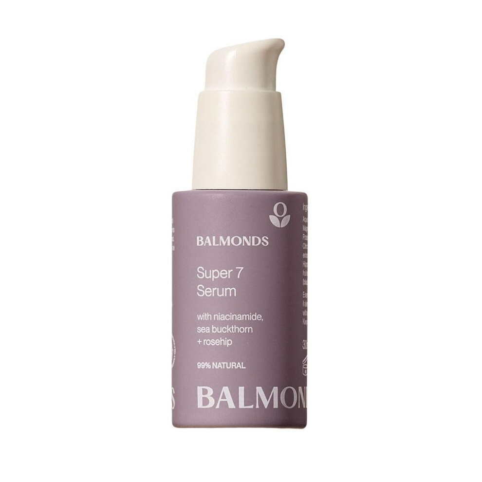 Balmonds Super 7 Serum 30ml, with Niacinamide, Sea Buckthorn + Rosehip - Image 3