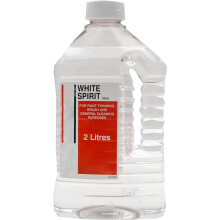 White Spirit 2 litres Multi-Purpose Paint Solvent for Stripping Paint, Cleaning Paint Brushes & General Cleaning Purposes - Paint Thinner, Stain