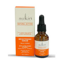 - Natural Actives Brightening Serum - Natural Face Serum with Ultra Stable Vitamin C - Skin Care, Vitamin C Serum for Face, Face Care, Hydrating Serum