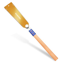 250mm Japanese Pull Saw, Double Edged 18&7-10TPI Flush Cut Saw, SK5 Blade Hand Saw for Craft, Hobby, DIY, Trim Pull Saw for Woodworking