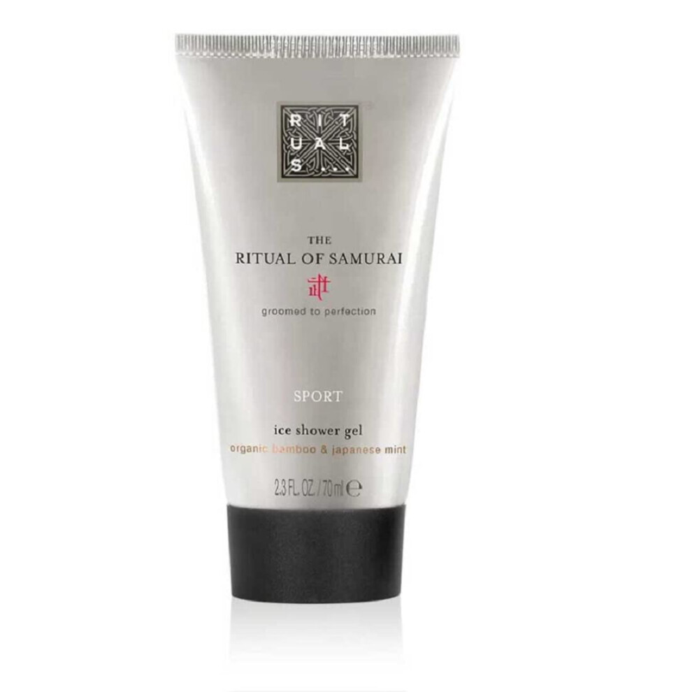 THE RITUAL OF SAMURAI Sport organic bamboo and japanese mint cooling Ice Shower gel 70ml