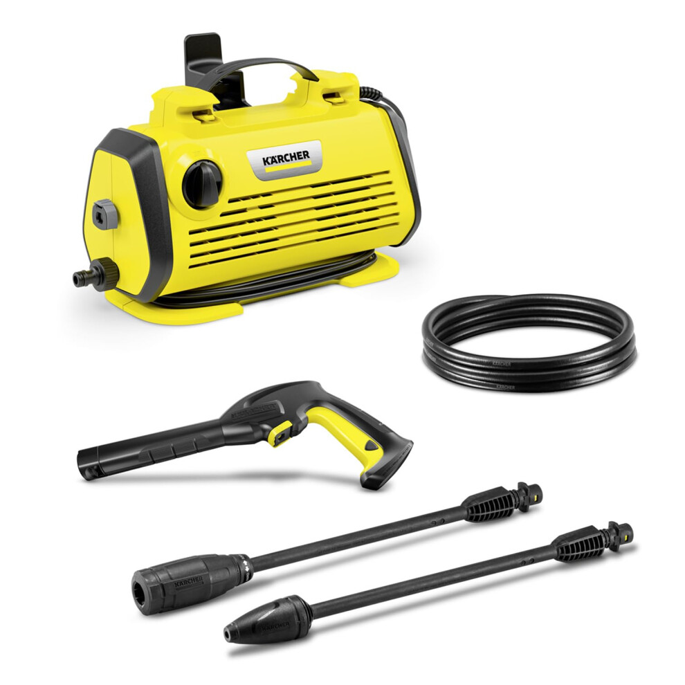 K 3 Horizontal Pressure Washer, Pressure: max. 120 bar, Flow Rate: 380 l/h, Area Performance: 25 m²/h, Water Filter, Weight: 3.7 kg, high-Pressure